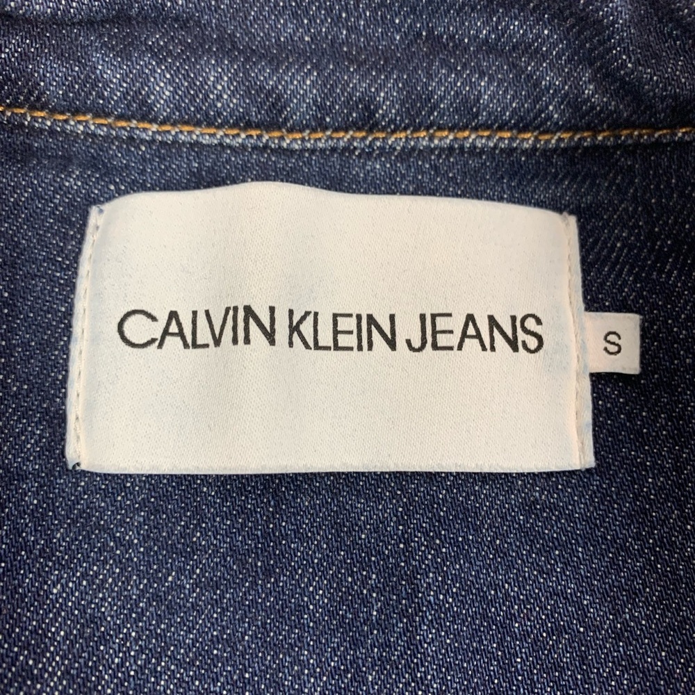 Calvin Klein  Jeans Denim Snap Button Shirt - Picture 4 of 5